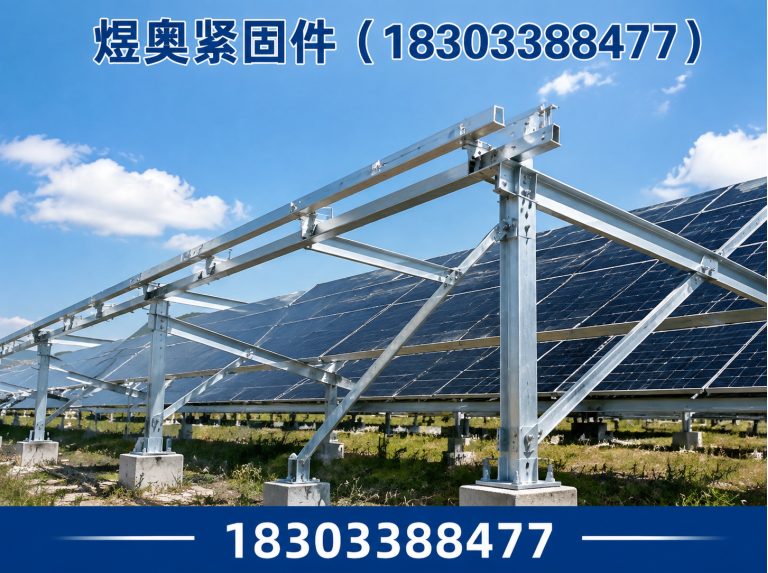 魏县光伏支架展示图